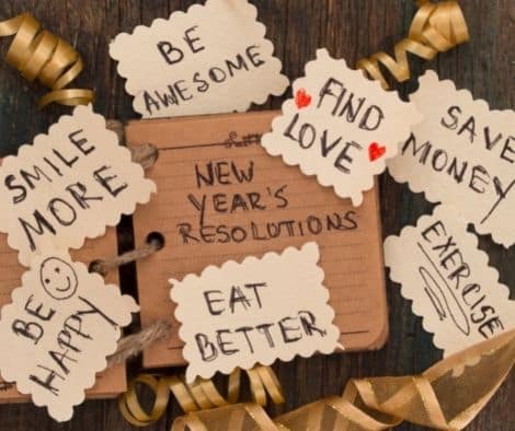 New Years resolutions, metnntal health intentions
