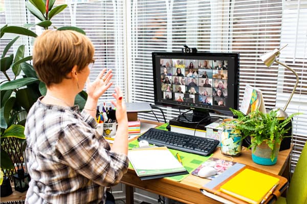 Online Zoom mental fitness workshop by Vanda Varga Training microsoft Teams video call course UK